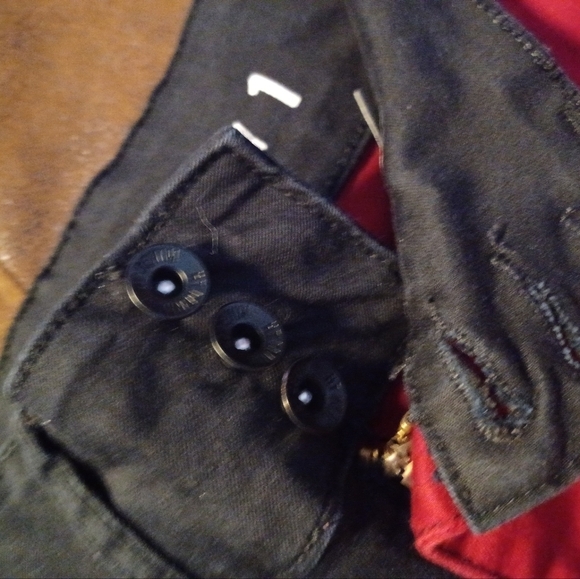 HT DENIM HIGH RISE, SUPER SKINNY, JURIORS SIZE 1. - Picture 4 of 8